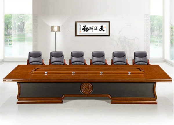 15人位會(huì)議桌 實(shí)木噴漆會(huì)議桌 SHYZ022